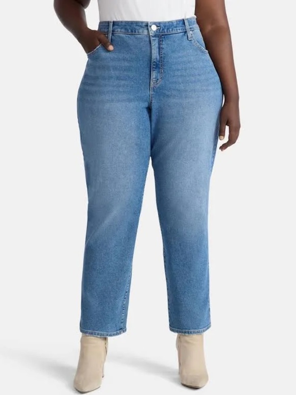 Terra & Sky High Rise Straight Jeans – NWT – 16 Petite